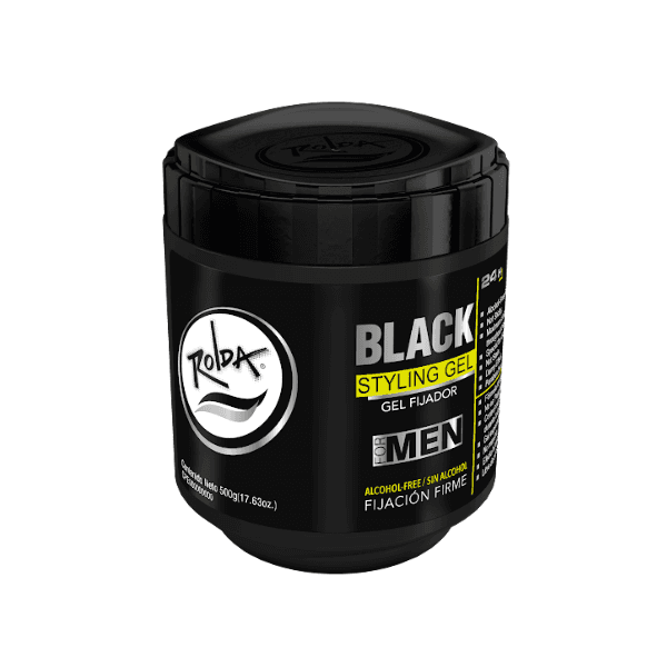 Rolda Gel Fijadior Black Men 500Gr